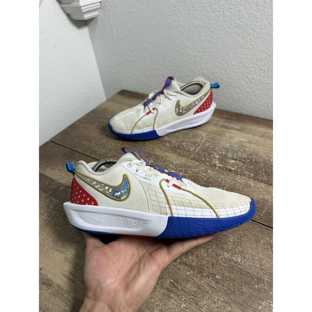 Nike Air Zoom All Star Cut 3 GT Low Size 7Y Shoes Sneakers FJ7012-100